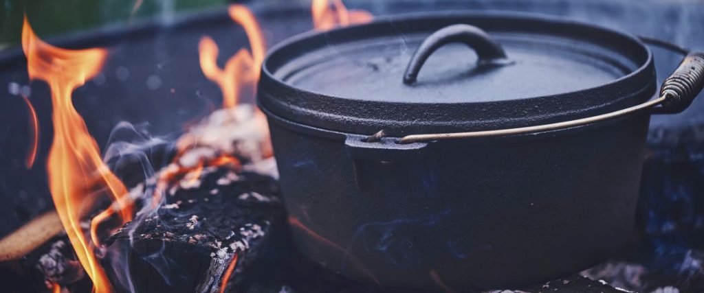 Cast Iron Cooking - Fire